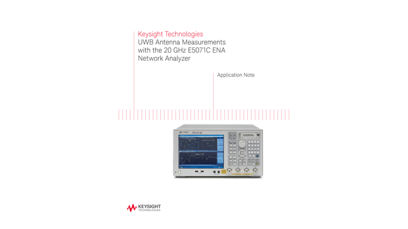 UWB Antenna Measurements with the 20 GHz ENA Network Analyzer